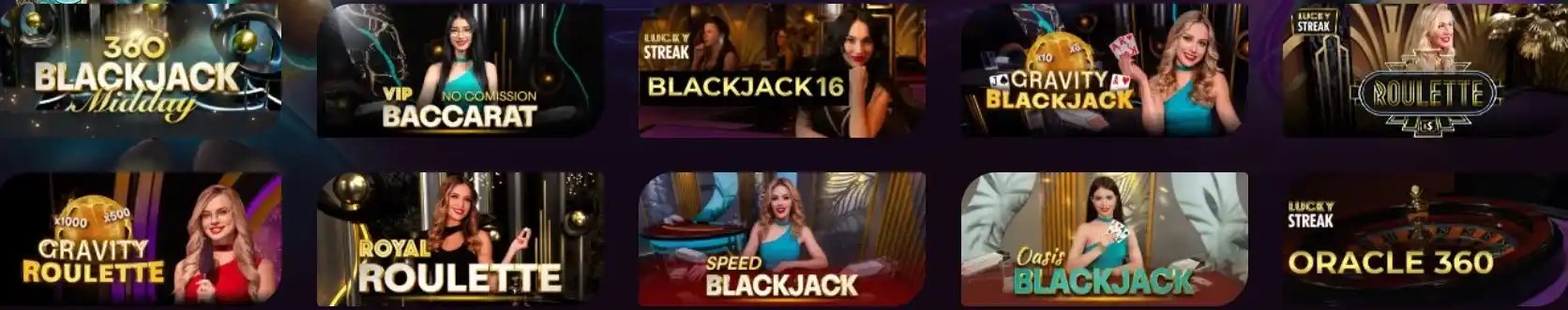 Ricky Casino live blackjack and roulette